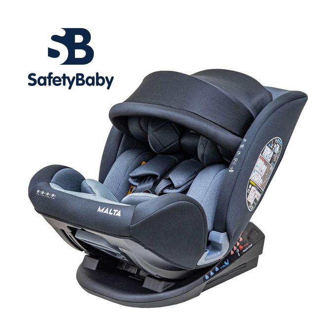 德國適德寶0-12歲安全帶汽座-贈遮陽蓬+皮椅保護墊-夜幕藍