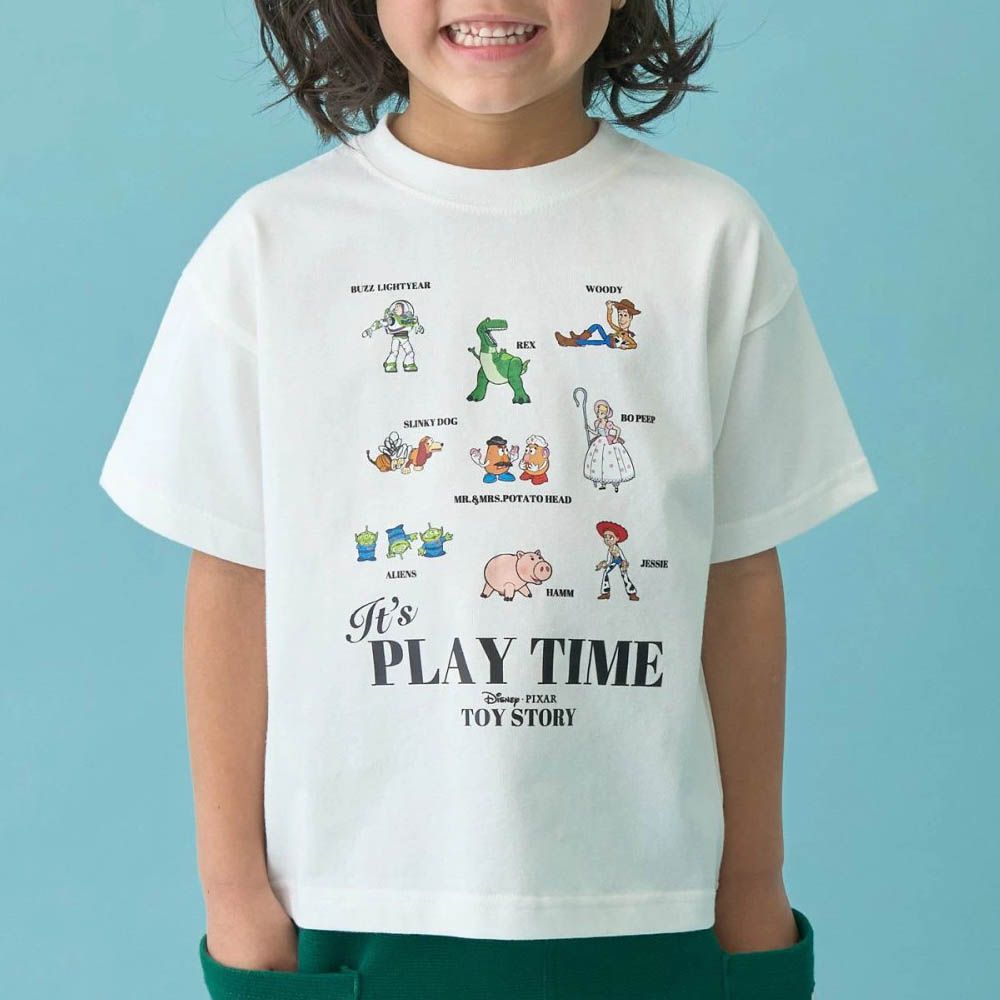 聯名限定 短袖上衣-玩具圖鑑-白