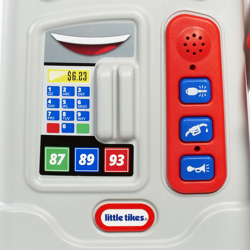 美國 Little Tikes - 童趣加油站-灰-油槍、油管顏色隨機