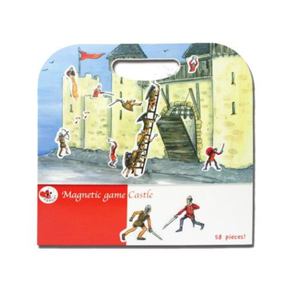 比利時艾格蒙 - 繪本風磁鐵書-守護快樂城堡-25x24x1 cm