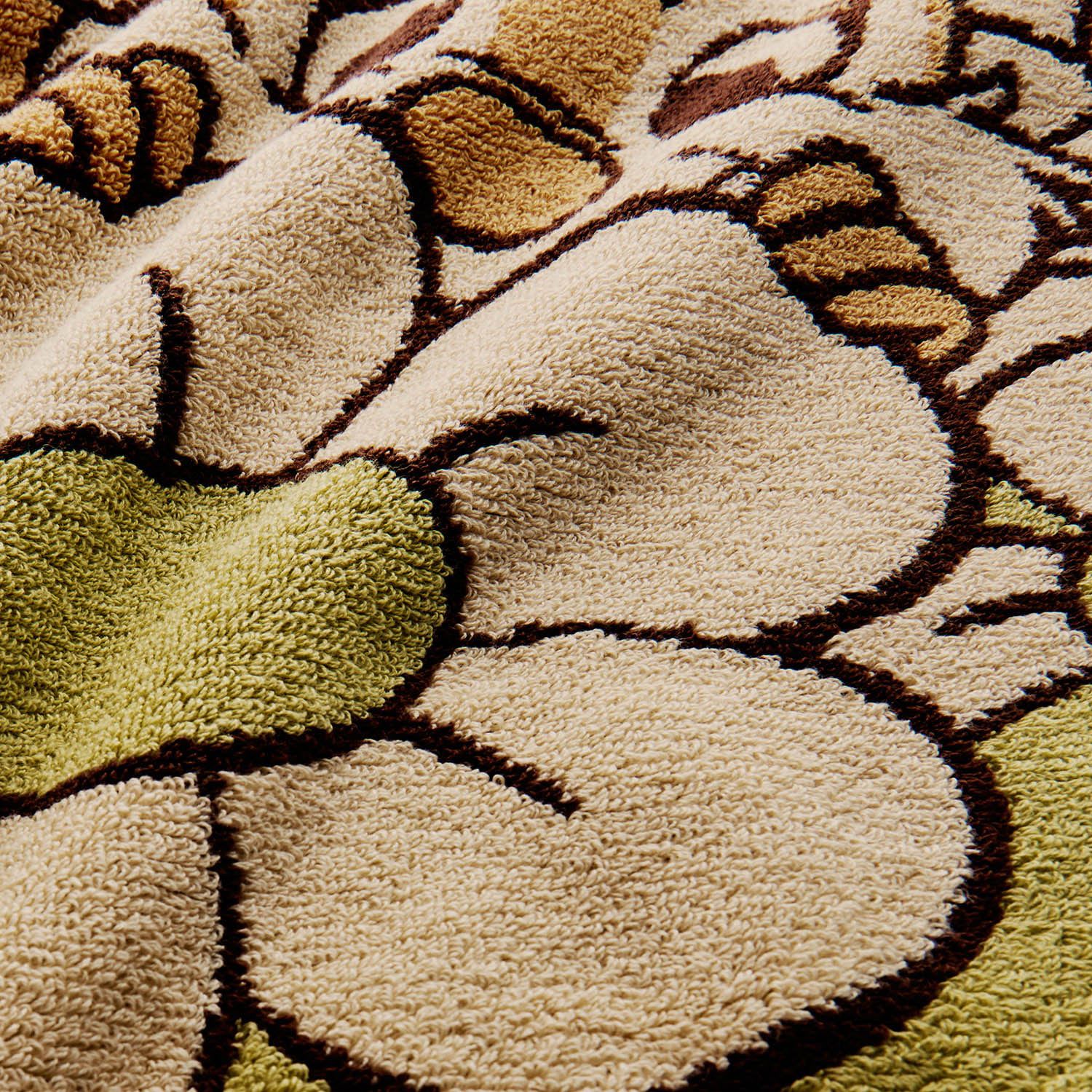 日本千趣會 - 迪士尼 純棉吸水快乾腳踏墊2件組-維尼小豬-藍黃 (45x60cm)