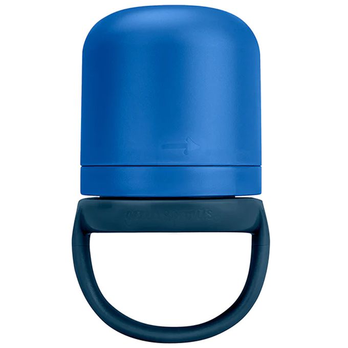 美國 green sprouts - 小綠芽咬咬樂副食品輔食器-寧靜藍