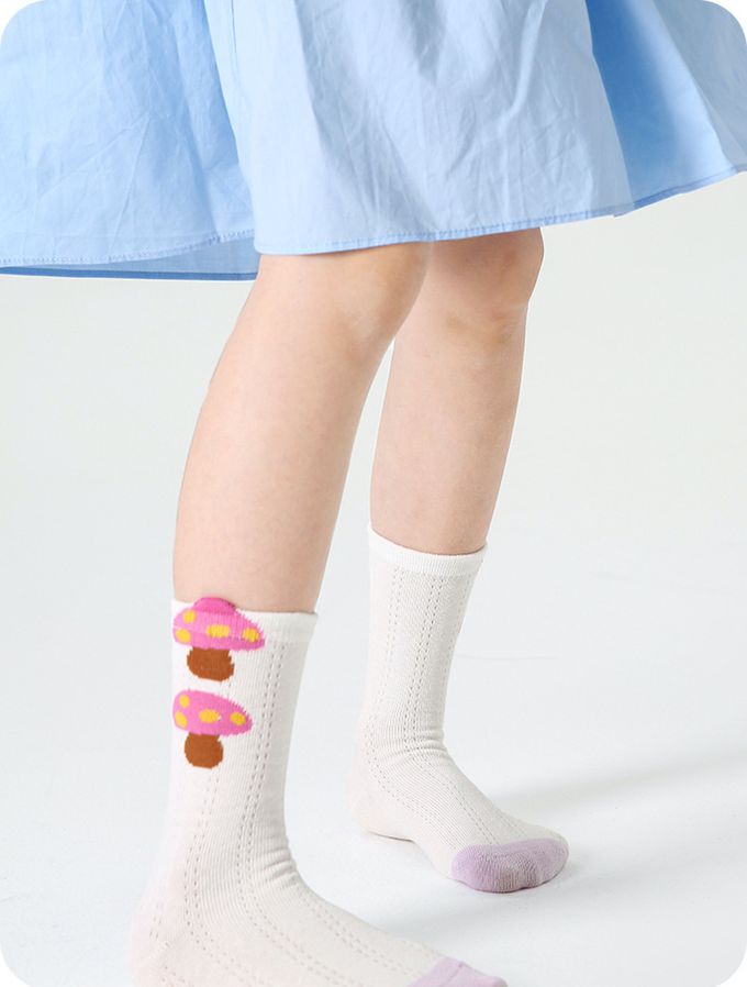 可愛眼睛說故事網眼中筒棉襪