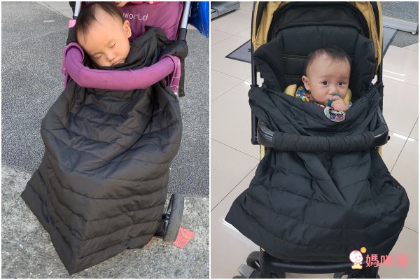 akachan honpo - 輕薄羽絨遮罩-黑色 (76×70cm)