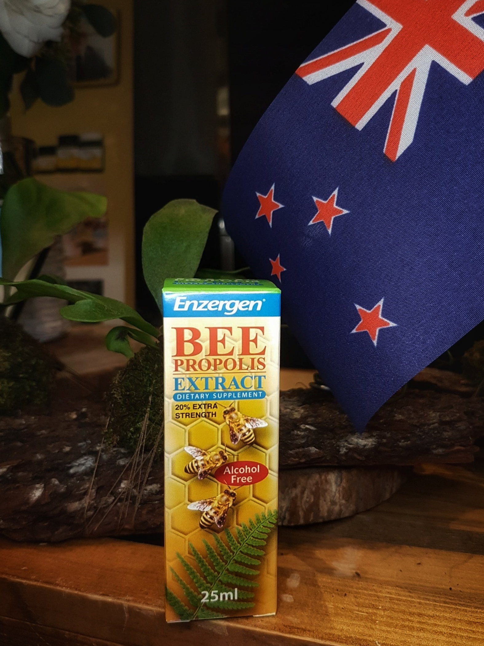 [紐西蘭] Enzergen® - 蜂膠組-蜂膠萃取液x1 + 麥蘆卡蜂蜜蜂膠液x1