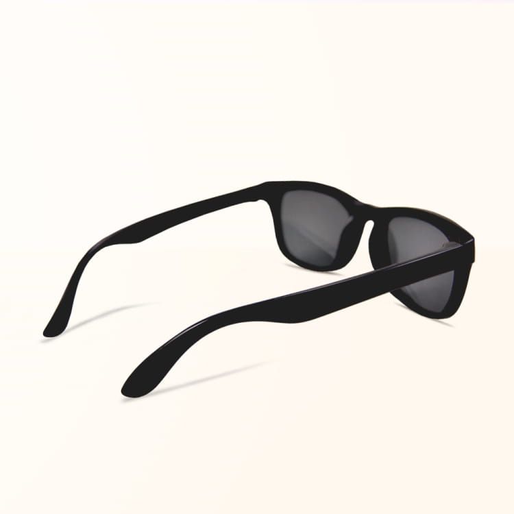 ALEGANT - 復刻黑中性兒童專用輕量彈性偏光墨鏡│UV400太陽眼鏡