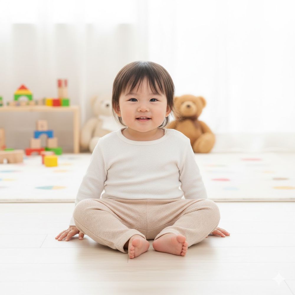 經典造型屁屁褲-華夫格-淺卡其色