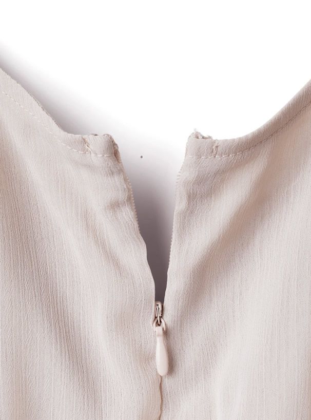 日本 GRL - 氣質V領縮腰修身洋裝-薰衣草