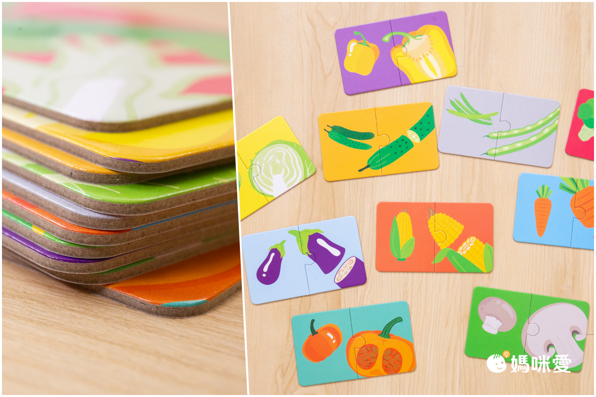 1歲Baby配對拼圖：蔬菜篇 (10 x 16 x 3.5 cm)-盒裝