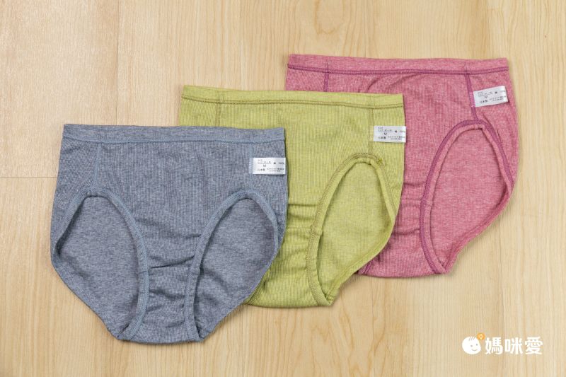 日本女裝代購 - 日本製 100%有機棉零著感內褲-藍灰