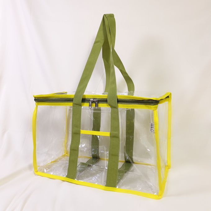 妞妞絲 - 透明棉被袋-抹茶香蕉 (L)