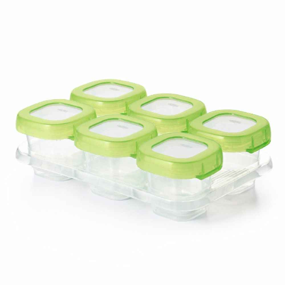 美國 OXO - 好滋味冷凍儲存盒(2oz)-青蘋綠