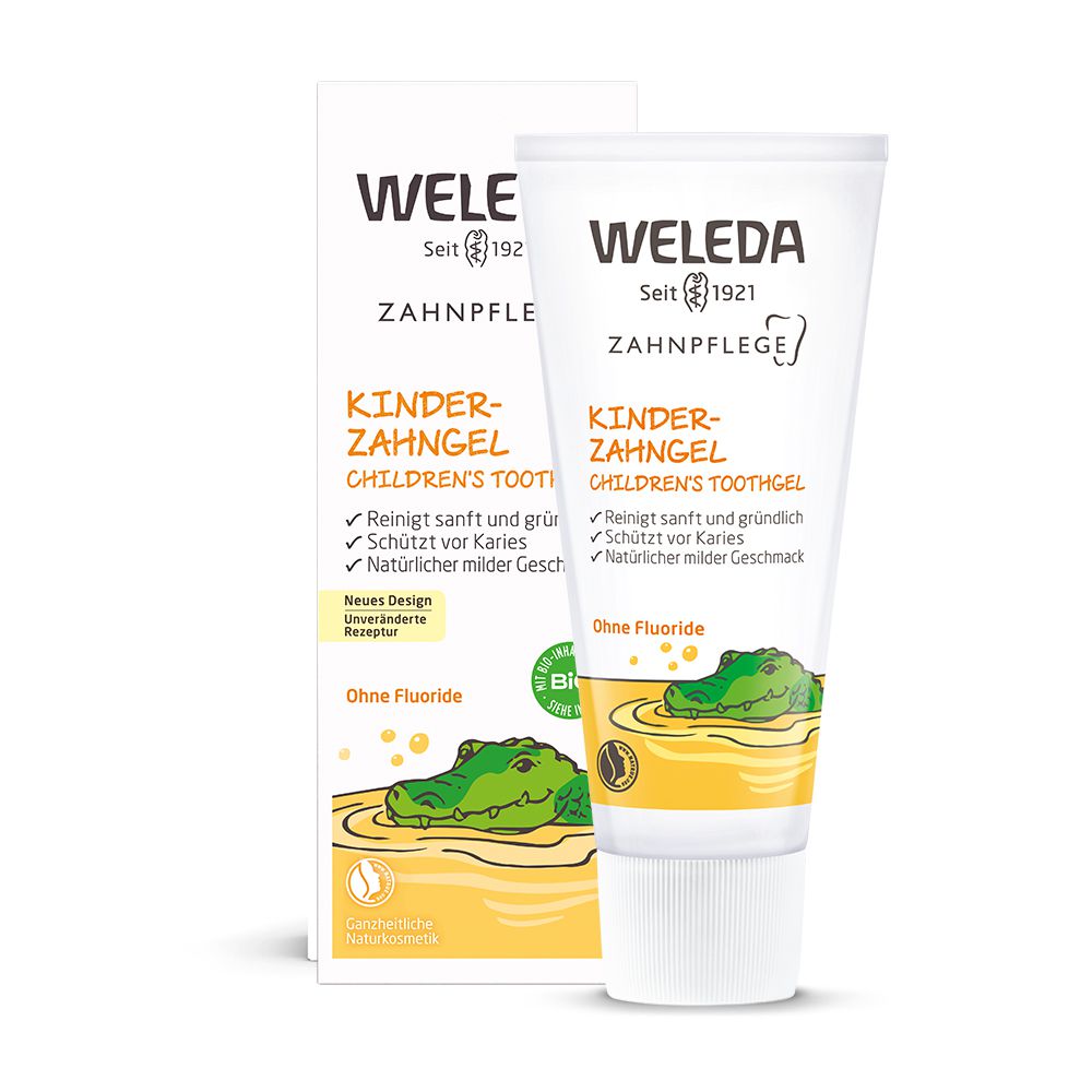 WELEDA 薇蕾德 - 天然金盞花兒童潔牙膠-2入-50ml＋50ml