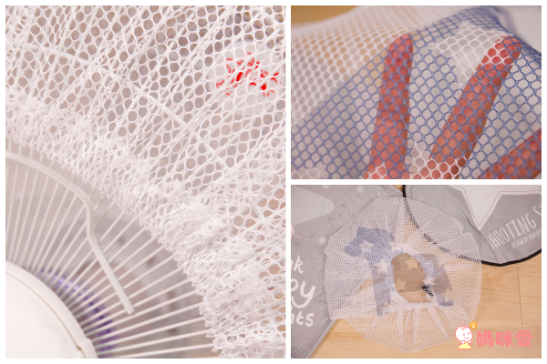 韓國 Bebe Deco - 電風扇安全網套-眨眼小熊