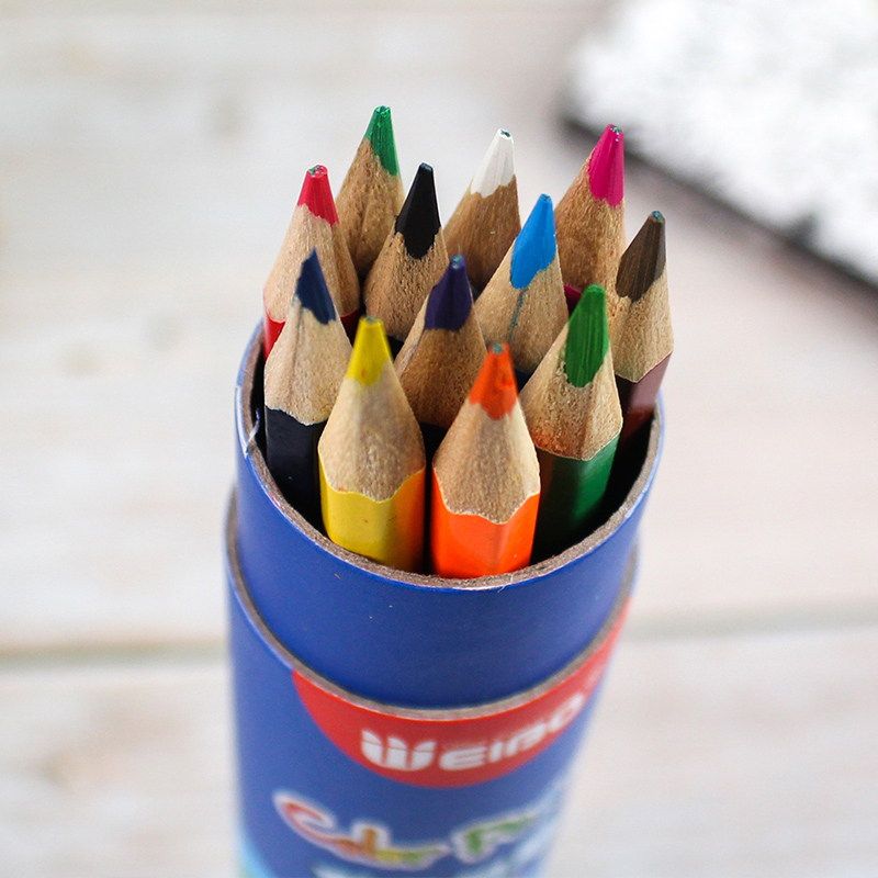 珠友 - 彩色鉛筆12色-快樂熊