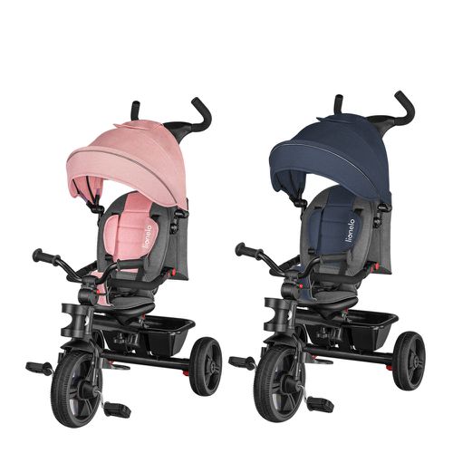 手推幼兒童三輪車 Haari-牛仔藍
