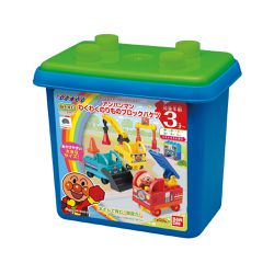 日本麵包超人 - 交通工具積木樂趣桶(3歲~)