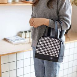 千鳥格便當袋