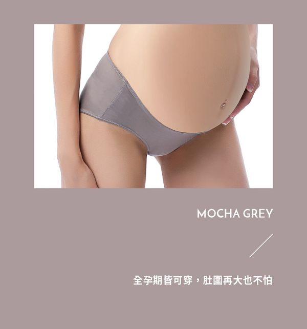 六甲村 Mammy Village - 零著感超彈性低腰內褲-低調黑