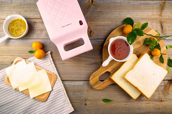 麗克特 recolte - Quilt 格子三明治機-櫻花粉