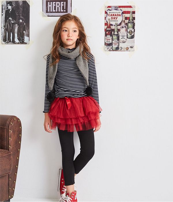 女寶最愛穿著第一名！Little moni 甜美紗裙、內搭褲