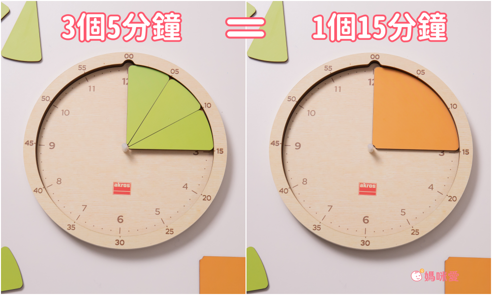 西班牙Akros - 蒙特梭利立體木製時鐘拼圖