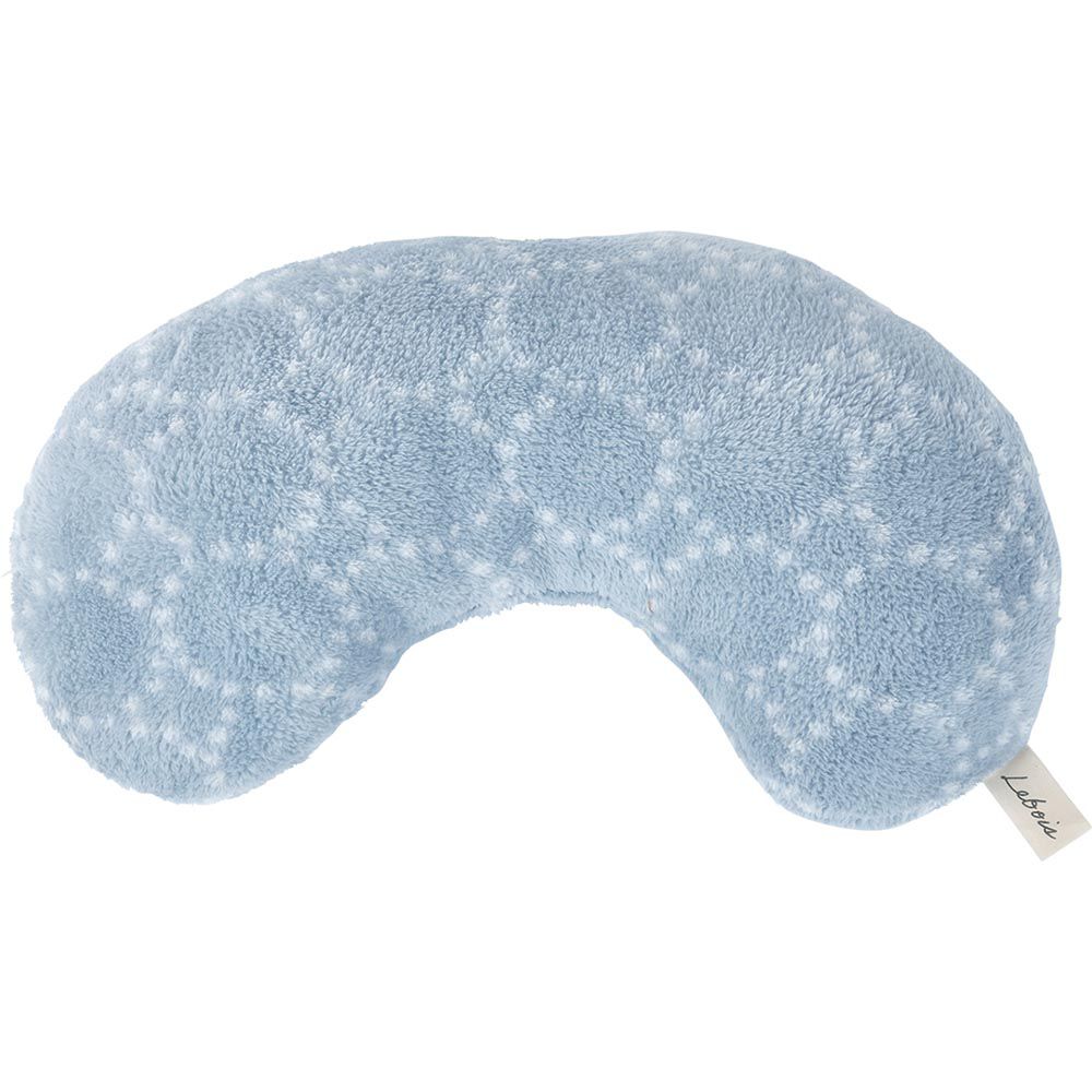 日本 DAIKAI - 極細纖維柔軟保暖豆形靠枕/抱枕-點點漣漪-水藍 (55x29cm)