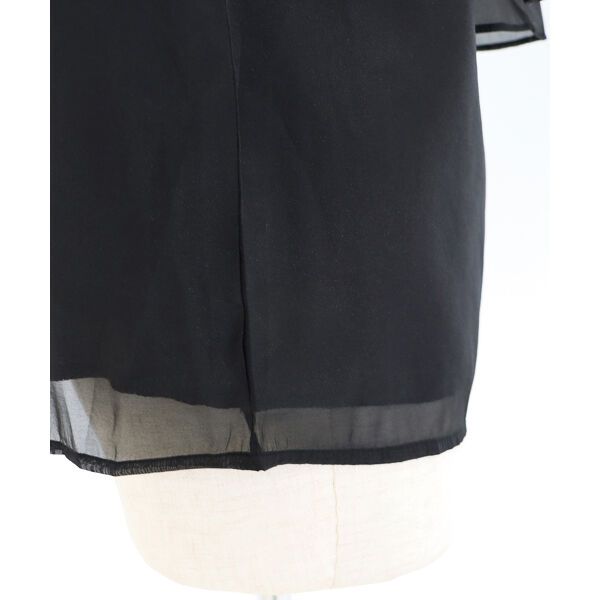 日本 BLUE EAST - 氣質薄紗蝴蝶結泡泡短袖上衣-白