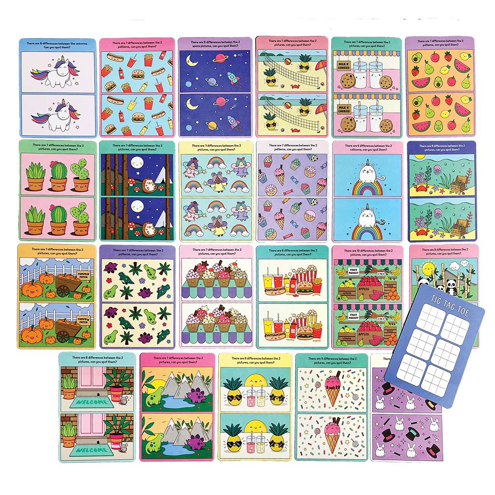 【幼兒益智遊戲】隨行遊戲書 (圖片差異搜尋)