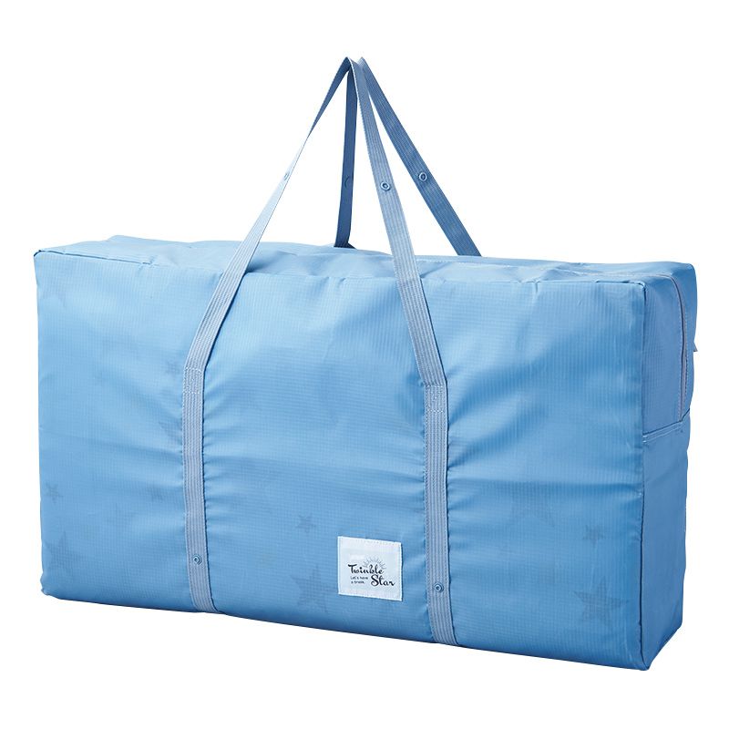 akachan honpo - 午睡被墊3件組-星星-淺藍色