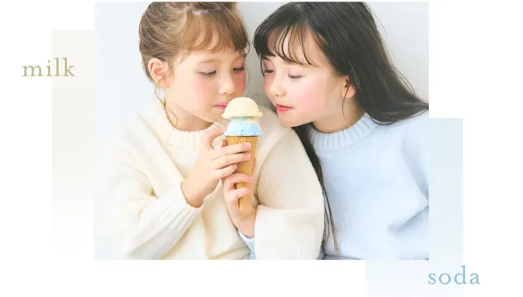 日本 apres les cours - 甜蜜冰淇淋色系針織上衣-象牙