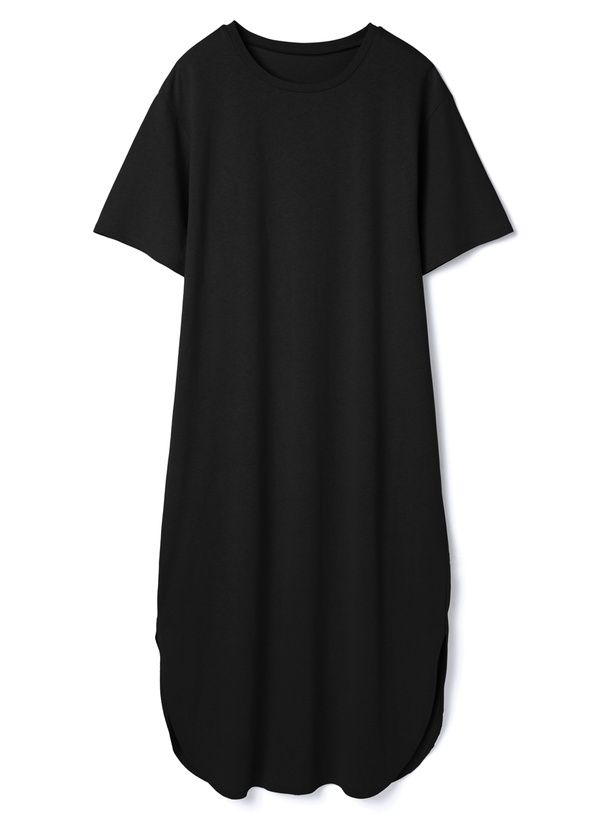 日本 GRL - 純棉透氣百搭短袖洋裝-淺卡其 (F)