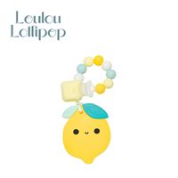 Loulou Lollipop - 加拿大 造型固齒器/奶嘴鍊組 - 夏日青檸