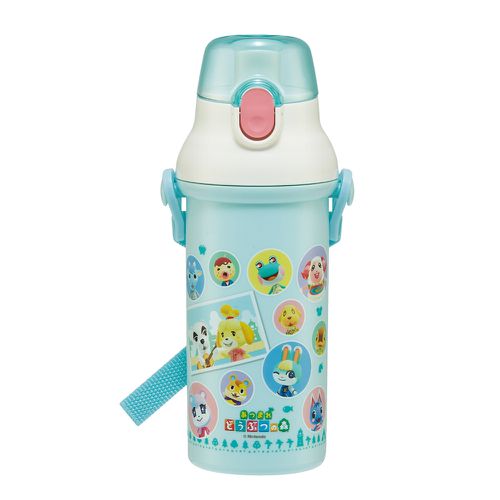 (兒童)銀離子直飲式水壺-動物森友會-480ml