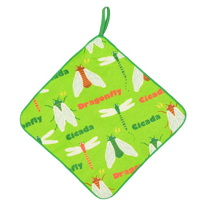 akachan honpo - 擦手巾5條組-昆蟲 (25×25cm)