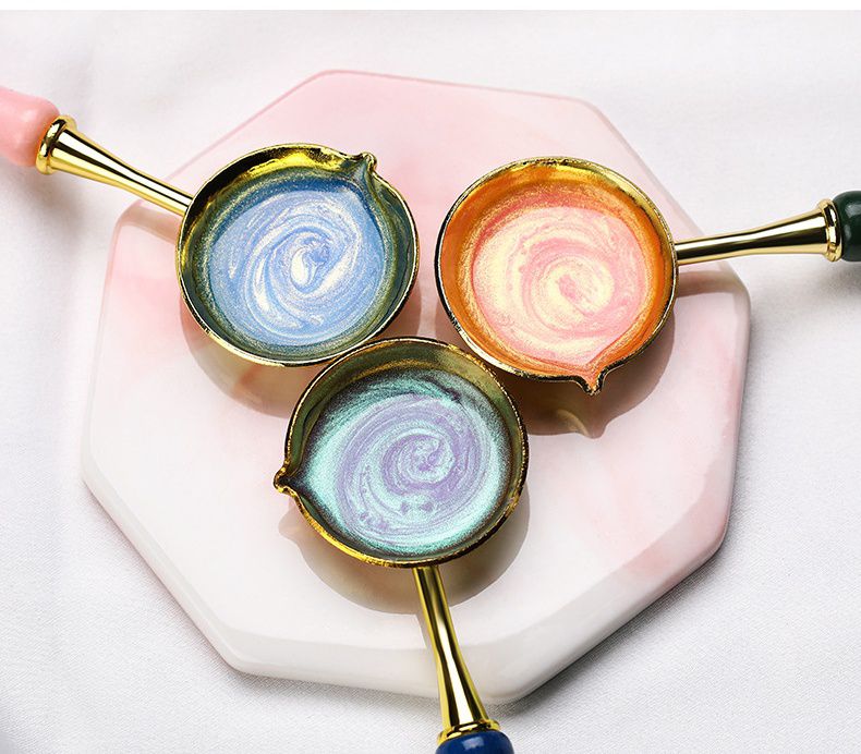 向日葵極光火漆章蠟粒-亮粉