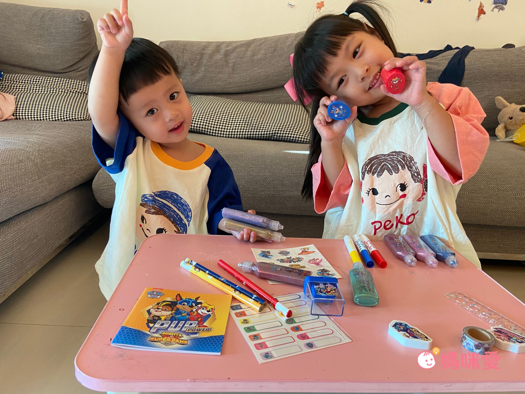 汪汪隊立大功 - 聖誕倒數降臨曆-經典版-手指偶款-贈聖誕系列紋身貼紙*1張