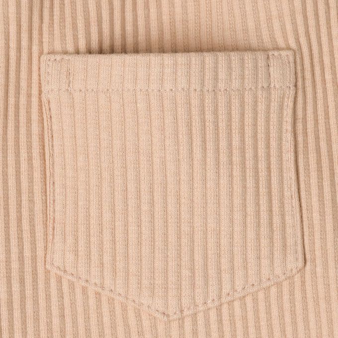 akachan honpo - 10分內搭褲-羅紋-淺卡其色