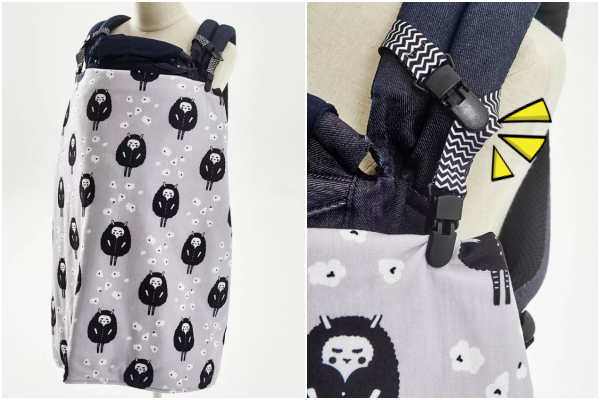 OGG 喔咯 - 外出隨身被組合-企鵝可莉-粉紅 (90*70cm / 26*20cm)-1組