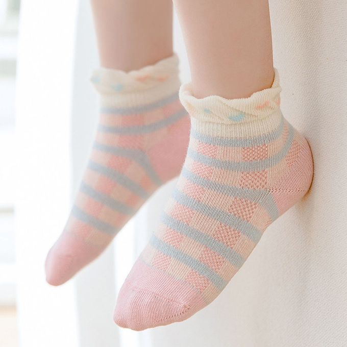 腳ㄚ子 - 幼/兒童透氣網眼襪 童襪 襪子 棉襪 兒童襪-童話世界