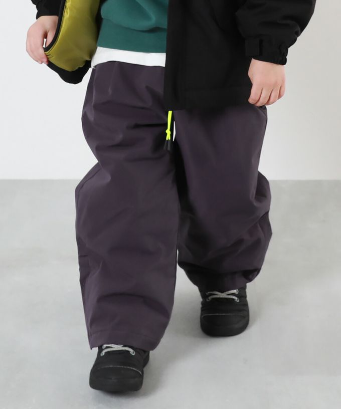 日本 devirock - 防水玩雪防寒內襯保暖長褲-耐水壓5000mm-萊姆黃