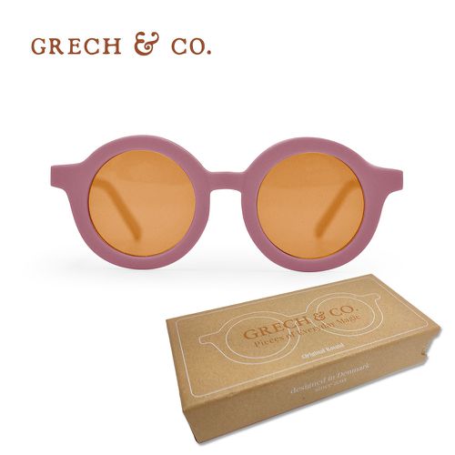 丹麥 GRECH & CO. - 兒童經典墨鏡二代紙盒款-兒童款-玫瑰紫 (18M-6Y)
