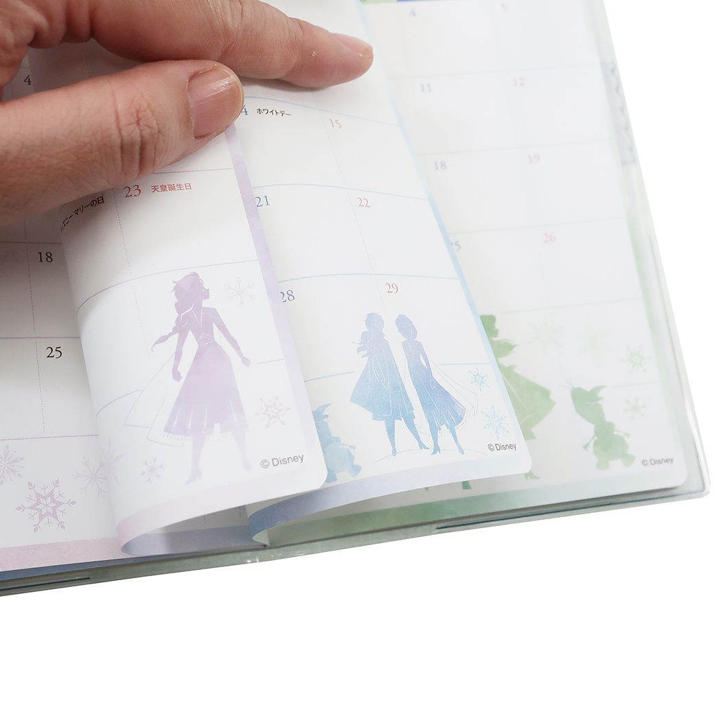 日本代購 - 2020 行事曆手帳本-冰雪奇緣2 (A6(64p))