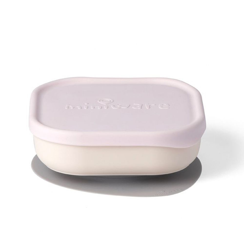 美國 Miniware - 微兒天然寶貝用品系列-天然聚乳酸 點心碗組-棉花糖