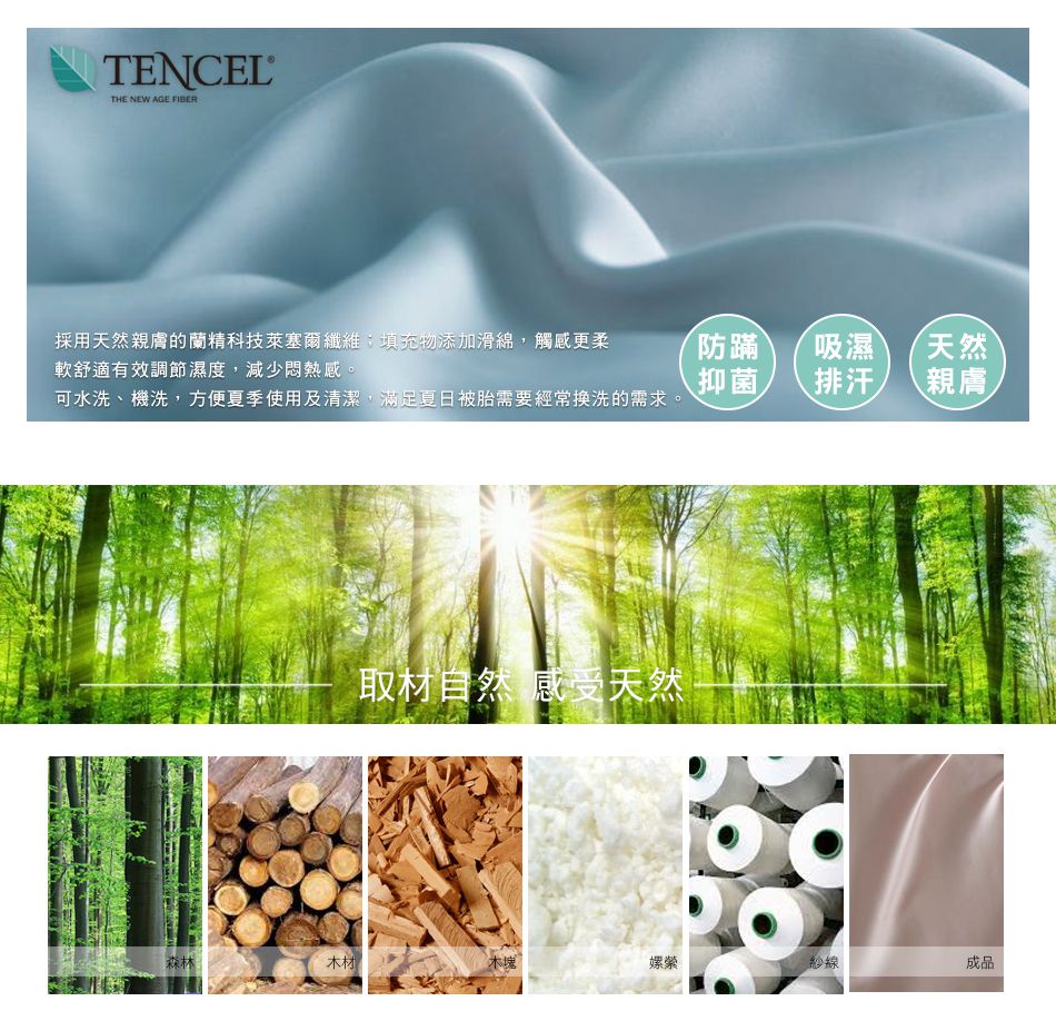 澳洲 Simple Living - 100%天絲超水感舒眠涼被-花影飄絮 (5x6尺)