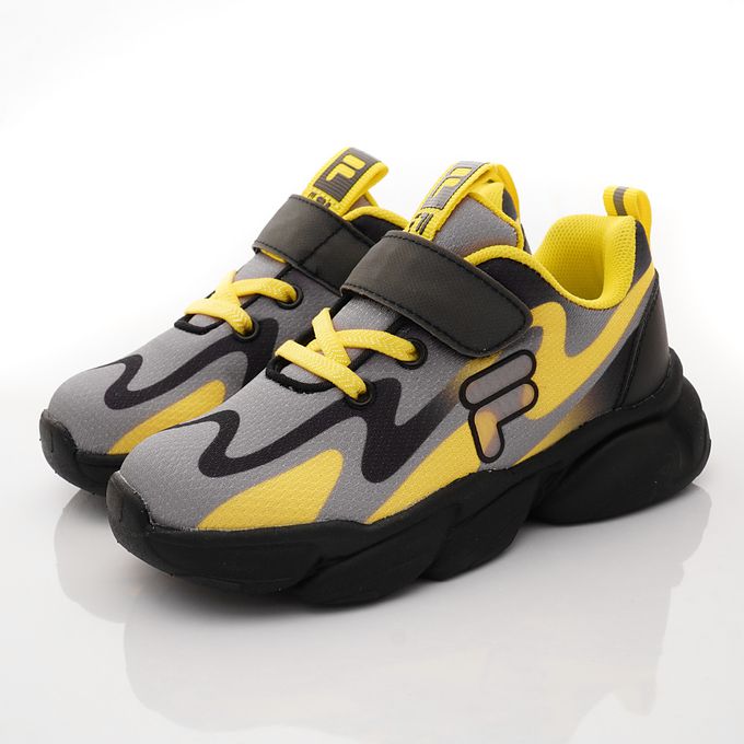 FILA - FILA電燈運動鞋-2-J824X-091黑(中小童段)-運動鞋-黑