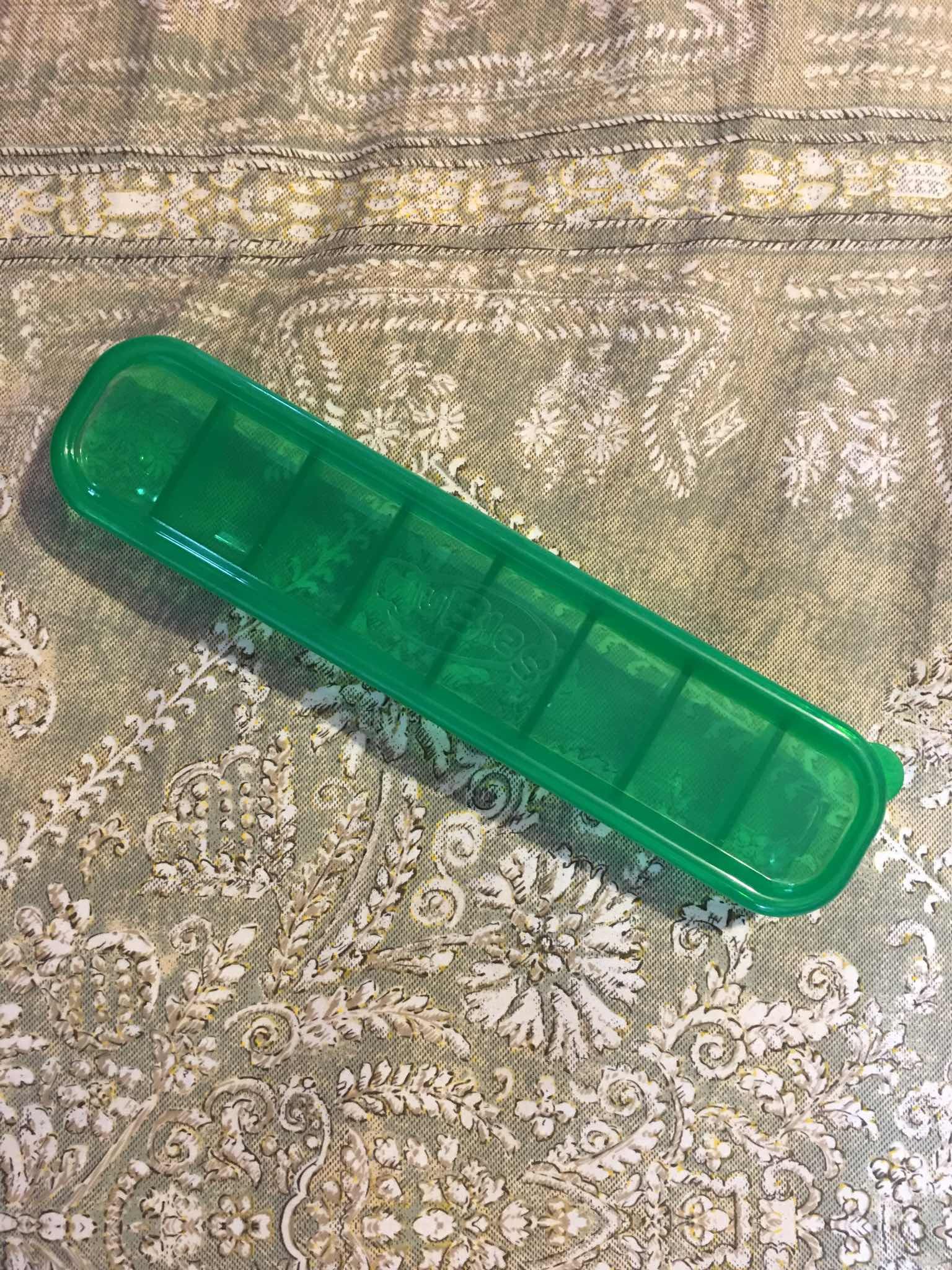 澳洲Qubies 副食品分裝盒-綠色