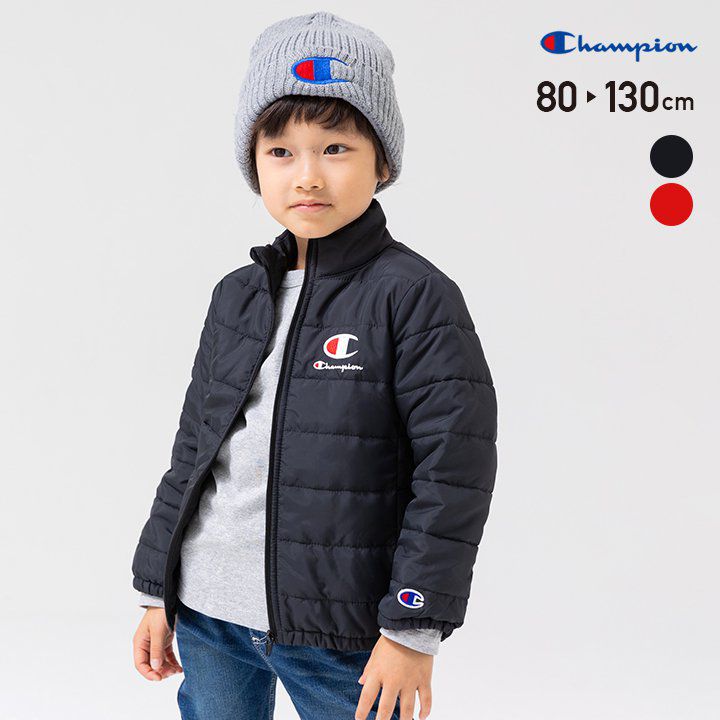 日本 Chil2 - Champion 定番色保暖鋪棉外套-黑
