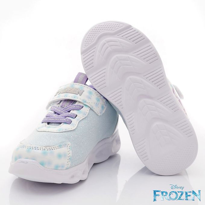 冰雪奇緣-冰雪電燈運動休閒鞋-FNKX25126藍(中小童)-電燈鞋-藍