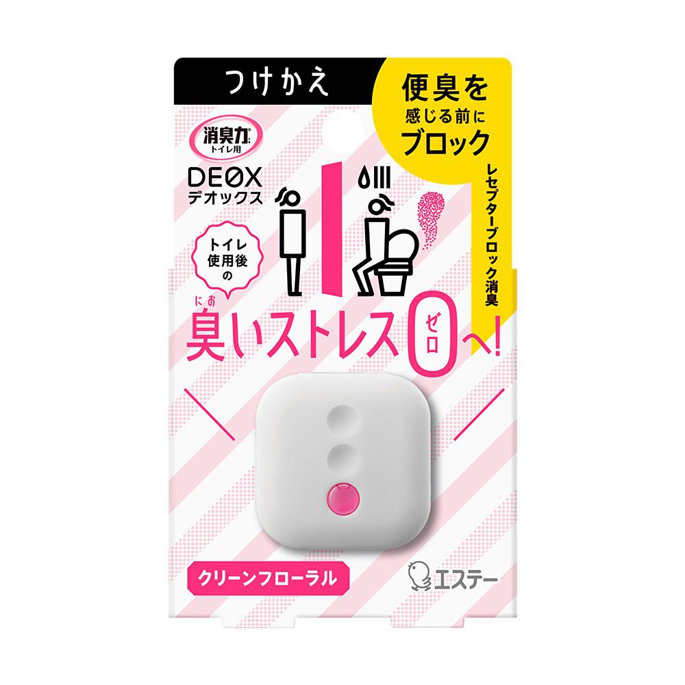 日本 ST 雞仔牌 - DEOX 浴廁淨味消臭力除臭放置型補充包-潔淨花香-6ml